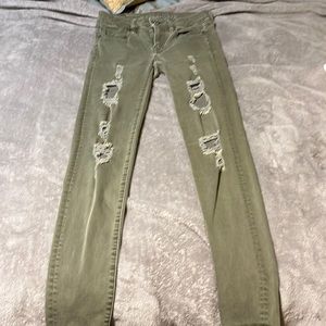 american eagle jeggings size 2